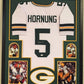 Framed Paul Hornung Autographed Signed Greenbay Packers Jersey Jsa Coa