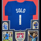 Framed Hope Solo Autographed Signed Usa Jersey Jsa Coa