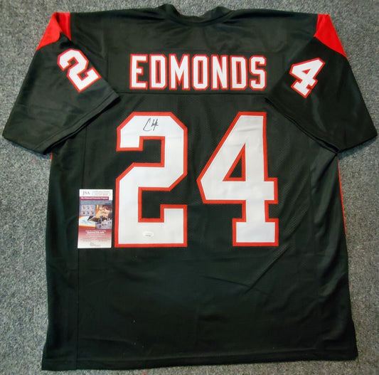 Central Dauphin East Panthers Chase Edmonds Autographed Signed Jersey Jsa Coa