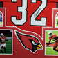 Framed Arizona Cardinals Budda Baker Autographed Signed Jersey Beckett Coa