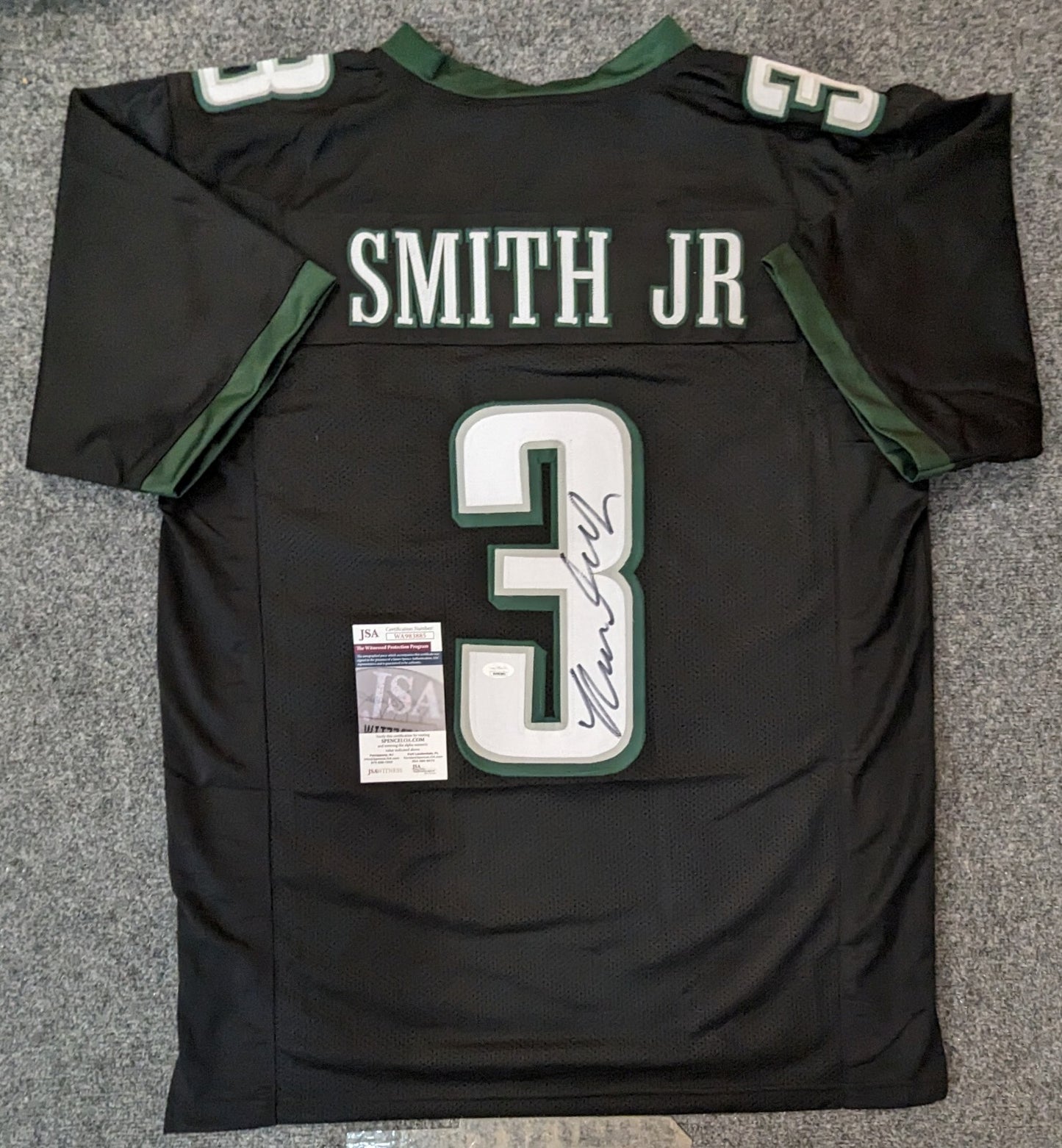 Philadelphia Eagles Nolan Smith Jr Autographed Signed Jersey Jsa Coa