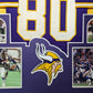 Framed Minnesota Vikings Cris Carter Autographed Signed Jersey Jsa Coa