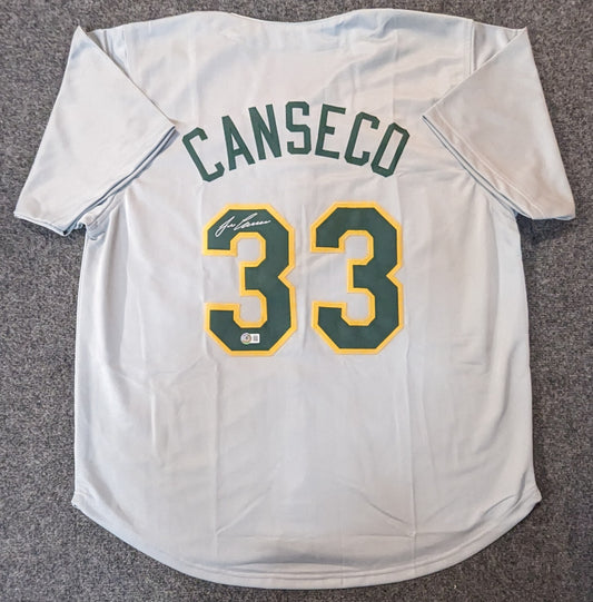 Oakland A's Jose Canseco Autographed Signed Jersey Beckett Holo