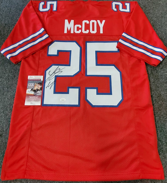 Buffalo Bills Lesean Mccoy Autographed Signed Jersey Jsa  Coa