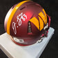 Washington Commanders Jaylin Lane Signed Speed Mini Helmet Beckett Holo