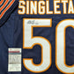 Chicago Bears Mike Singletary Autographed Signed Jersey Jsa Coa