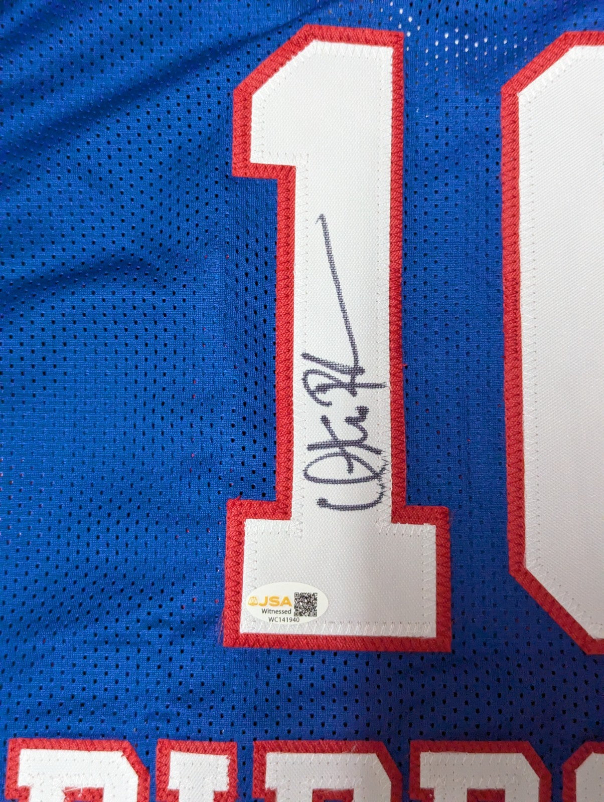 Kansas City Kings Otis Birdsong Autographed Signed Jersey Jsa Coa