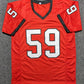 Georgia Bulldogs Broderick Jones Autographed Signed Jersey Jsa Coa