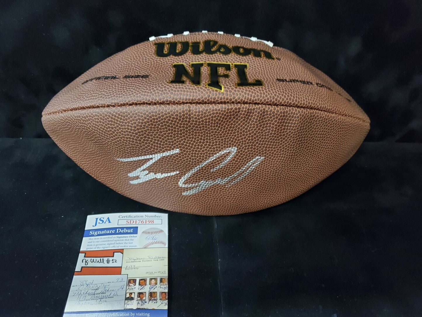 Tyson Campbell Autographed Signed Football Jsa Coa