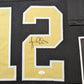 Framed New Orleans Saints Marques Colston Autographed Signed Jersey Jsa Coa