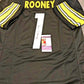 Dan Rooney Autographed Signed Pittsburgh Steelers Jersey Jsa  Coa
