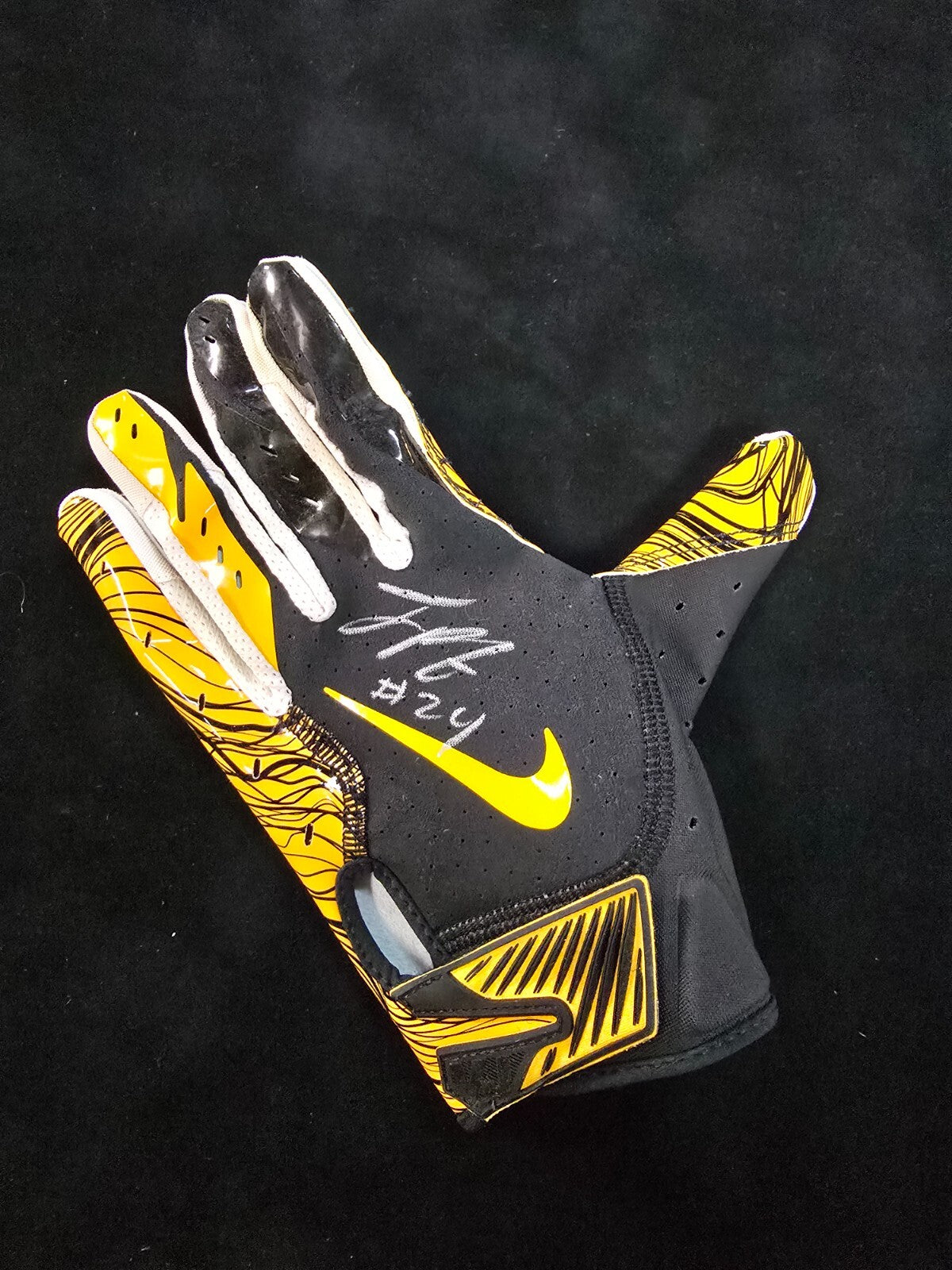 Pittsburgh Steelers Joey Porter Jr Signed Glove Jsa Hologram