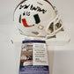 Greg Rousseau Autographed Signed Miami Hurricanes Mini Helmet Jsa Coa