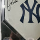 New York Yankees Oswald Peraza Autographed Signed Mini Home Plate Jsa Coa