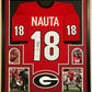 Framed Georgia Bulldogs Isaac Nauta Autographed Signed Jersey Jsa Coa