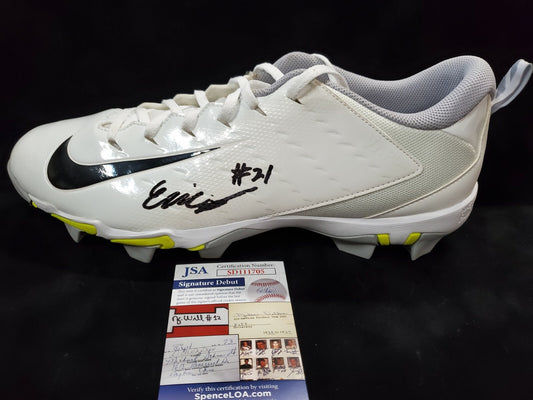 Eric Stokes Autographed Signed Cleat Jsa Coa