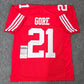 San Francisco 49Ers Frank Gore Autographed Signed Jersey Jsa Coa