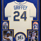 Suede Framed Seattle Mariners Ken Griffey Jr Autographed Jersey Tristar Holo