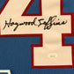 Framed Houston Oilers Haywood Jeffires Autographed Signed Jersey Jsa Coa