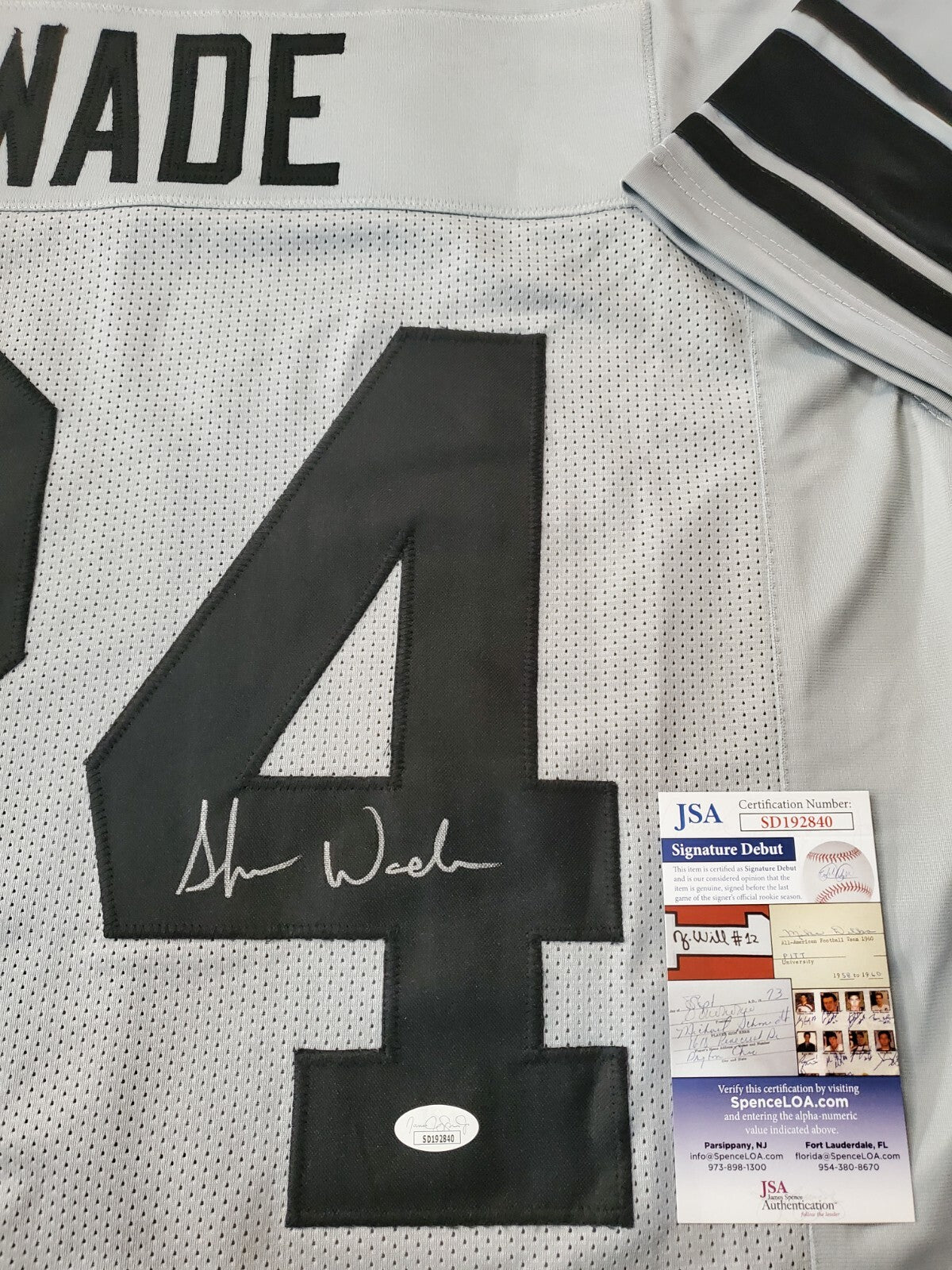 Ohio State Buckeyes Shaun Wade Autographed Signed Jersey Jsa Signature Debut Coa