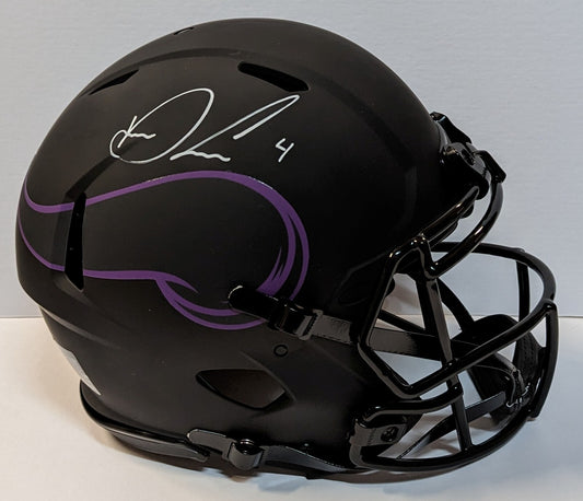 Minnesota Vikings Dalvin Cook Signed Full Size Eclipse Authentic Helmet Jsa Coa