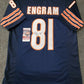 Chicago Bears Bobby Engram Autographed Signed Jersey Jsa  Coa