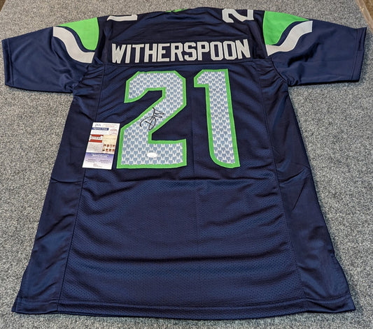 Seattle Seahawks Devon Witherspoon Autographed Signed Jersey Jsa Coa