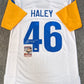 Los Angeles Rams Grant Haley Autographed Signed Jersey Jsa Coa