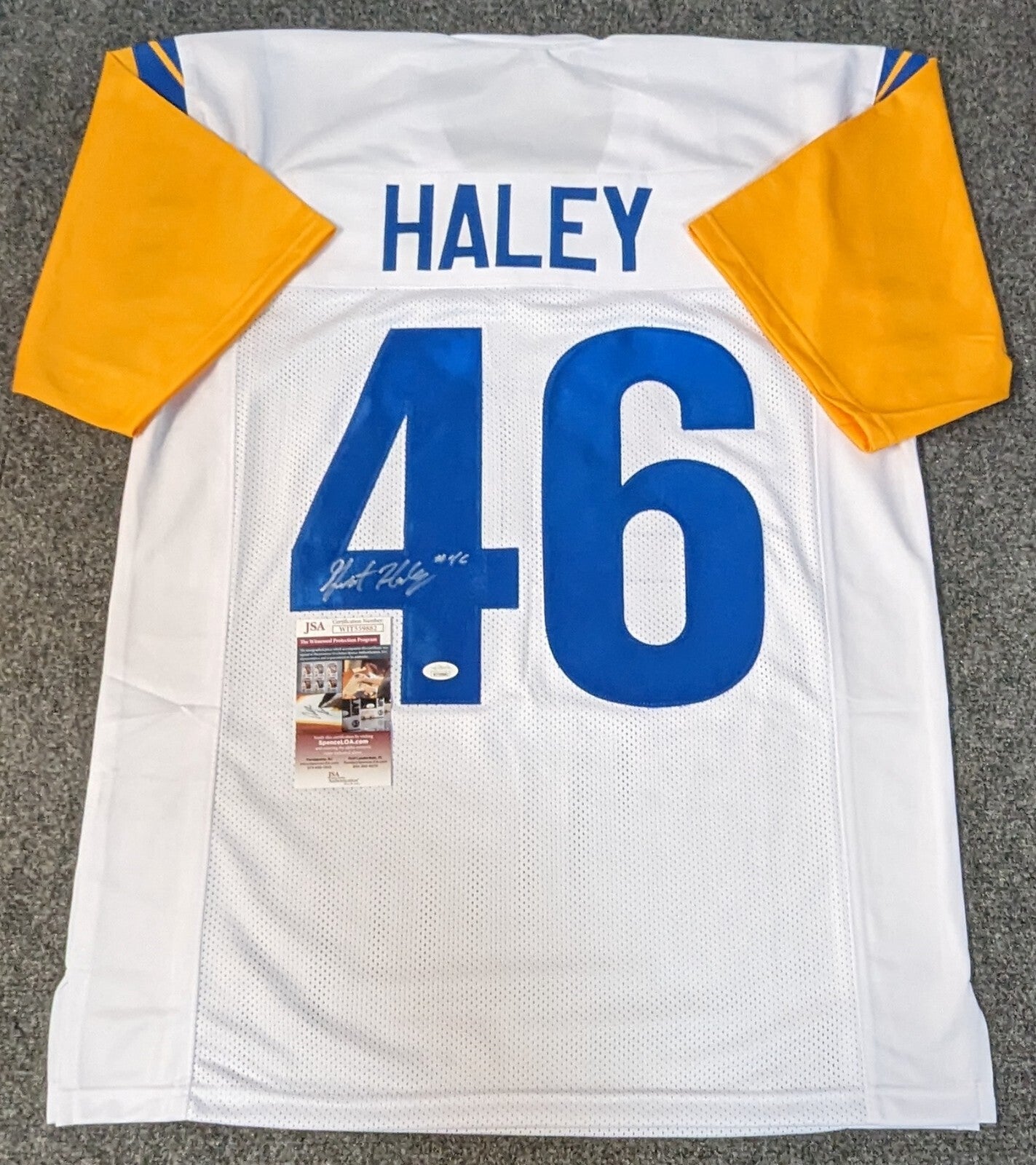 Los Angeles Rams Grant Haley Autographed Signed Jersey Jsa Coa