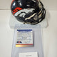 Denver Broncos Clinton Portis Autographed Signed Speed Mini Helmet Psa Coa