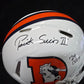 Denver Broncos Pat Surtain Ii Signed Insc Authentic Full Size Helmet Beckett