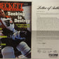 Eric Lindros And Andy Moog Autographed Signed Beckett Hockey Monthly Psa Loa