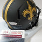 New Orleans Saints Marques Colston Signed Eclipse Mini Helmet Jsa Coa