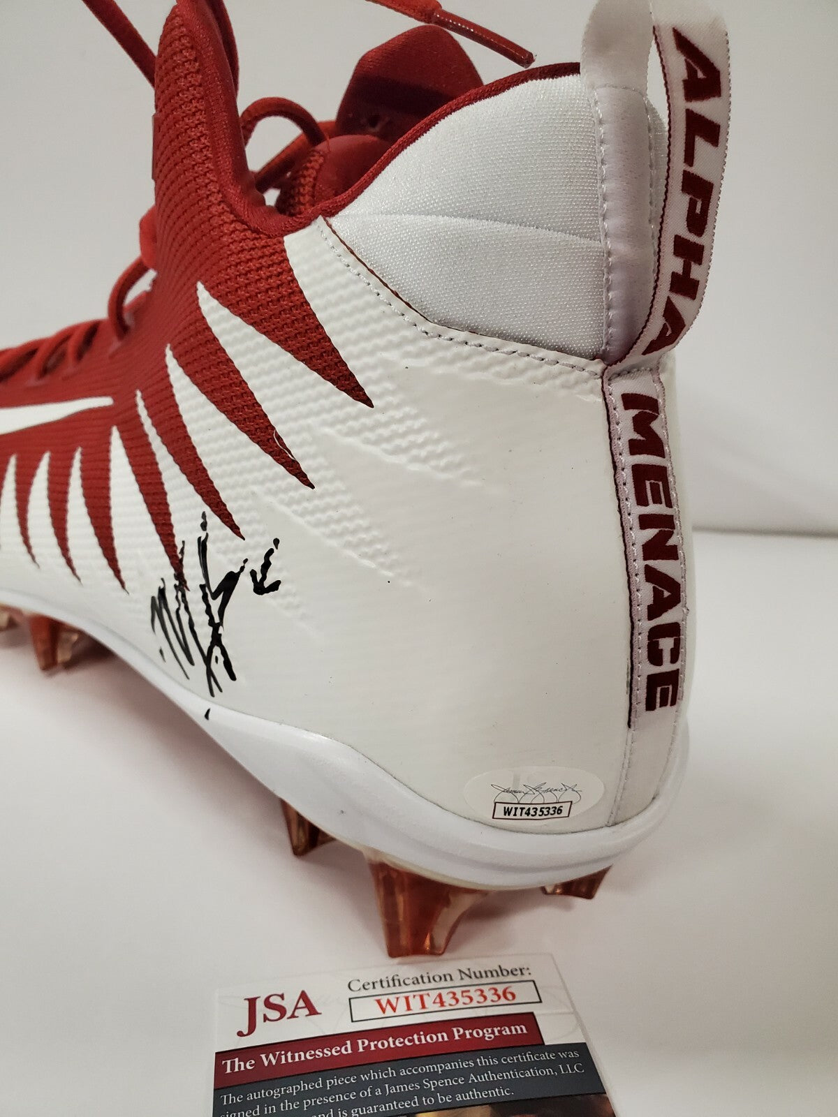 Oklahoma Sooners Marquise Brown Autographed Signed Nike Cleat Jsa Coa