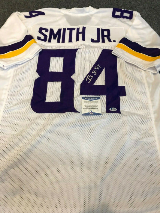 Minnesota Vikings Irv Smith Jr Autographed Signed Jersey Beckett Coa