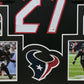 Framed Houston Texans Woody Marks Autographed Signed Jersey Jsa Coa