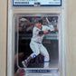 Steven Kwan Topps Chrome Rookie 2022 #Usc85 Chrome Hand Signed Psa Slabbed