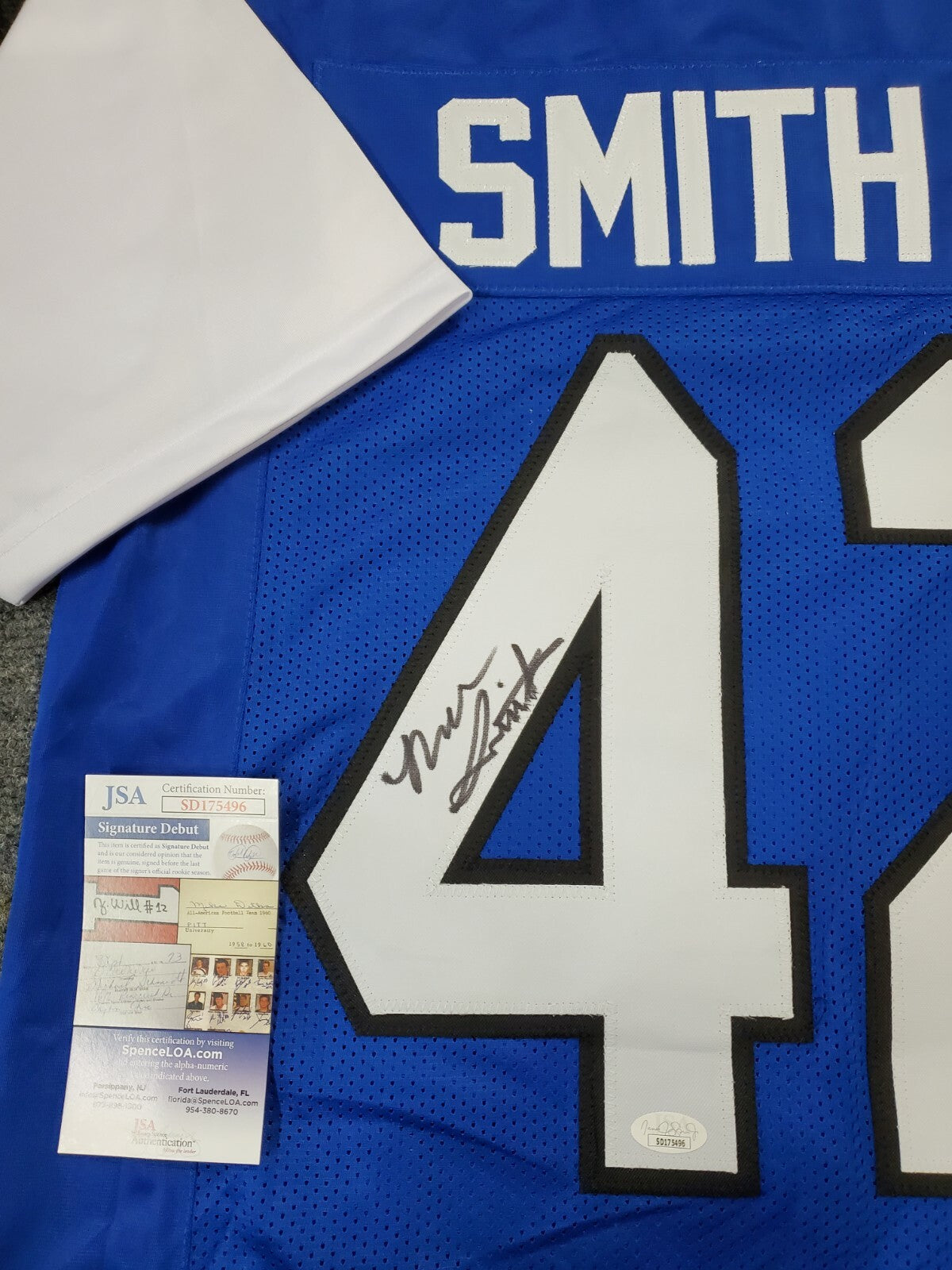 Img Academy Ascenders Nolan Smith Jr Autographed Signed Jersey Jsa Coa