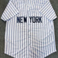 Oswald Peraza Autographed Signed N.Y. Yankees Style Custom Jersey Jsa Coa