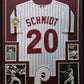 Framed Philadelphia Phillies Mike Schmidt Jersey - Facsimile Autograph