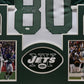 Framed New York Jets Wayne Chrebet Autographed Signed Jersey Jsa Coa