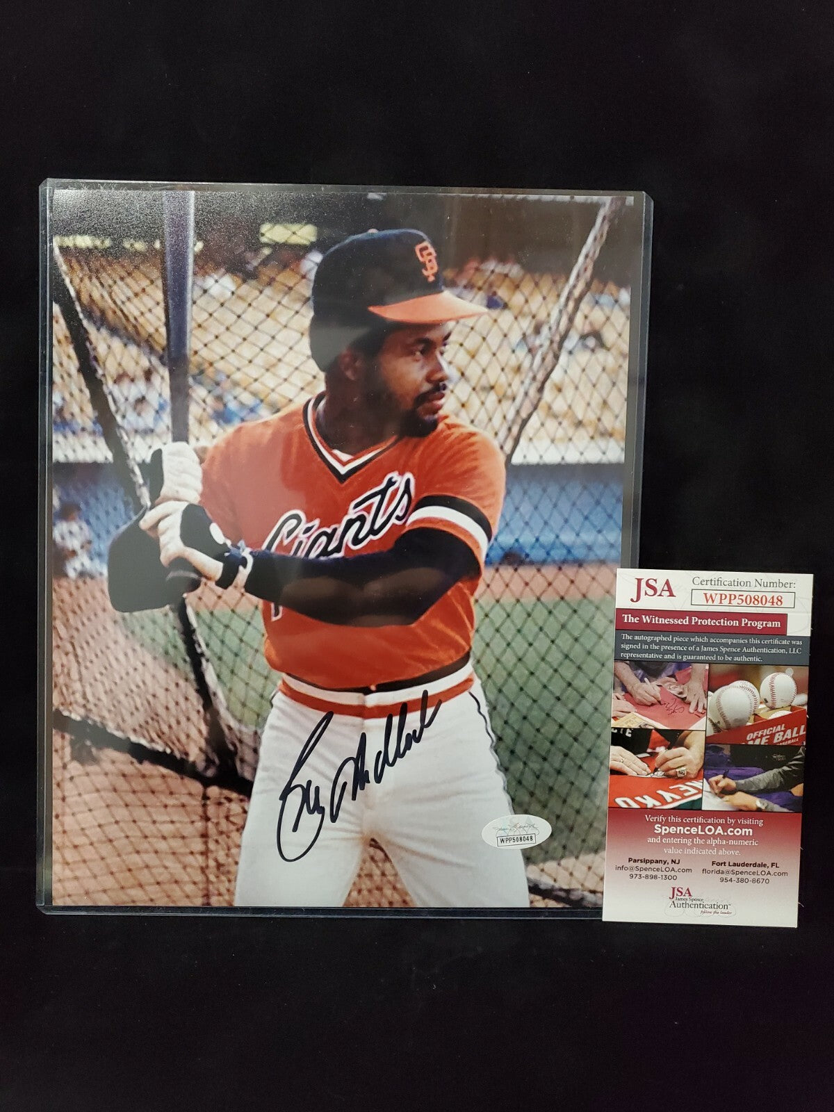 Bill Madlock Autographed Signed San Francisco Giants 8X10 Photo Jsa  Coa