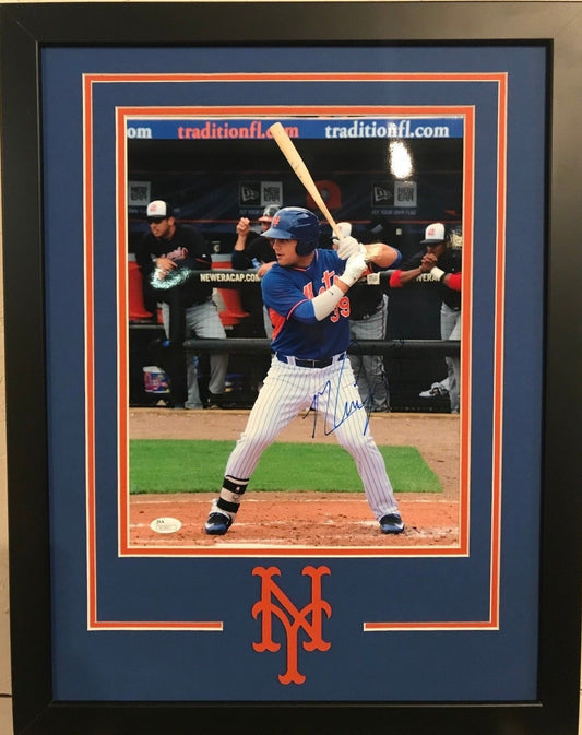 Framed Signed Michael Conforto N.Y. Mets 11X14 Photo Jsa Coa