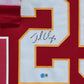 Framed Kansas City Chiefs Jamaal Charles Autographed Signed Jersey Beckett Holo