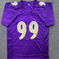 Baltimore Ravens Odafe Jayson Oweh Autographed Signed Jersey Jsa Coa  Old Gold