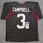 Georgia Bulldogs Tyson Campbell Autographed Signed Jersey Jsa Coa