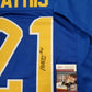 Pitt Panthers Damarri Mathis Autographed Signed Jersey Jsa Coa