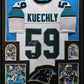Framed Carolina Panthers Luke Kuechly Autographed Signed Jersey Beckett Holo