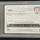 Oswald Peraza Autographed Topps Bowman Yankees Bd-27 Psa Slabbed