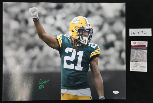Green Bay Packers Eric Stokes Autographed 16X20 Photo Jsa Coa